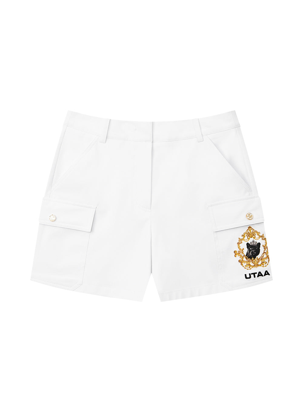 UTAA クラウンパンサーKingdomショートパンツ ホワイト : Women's