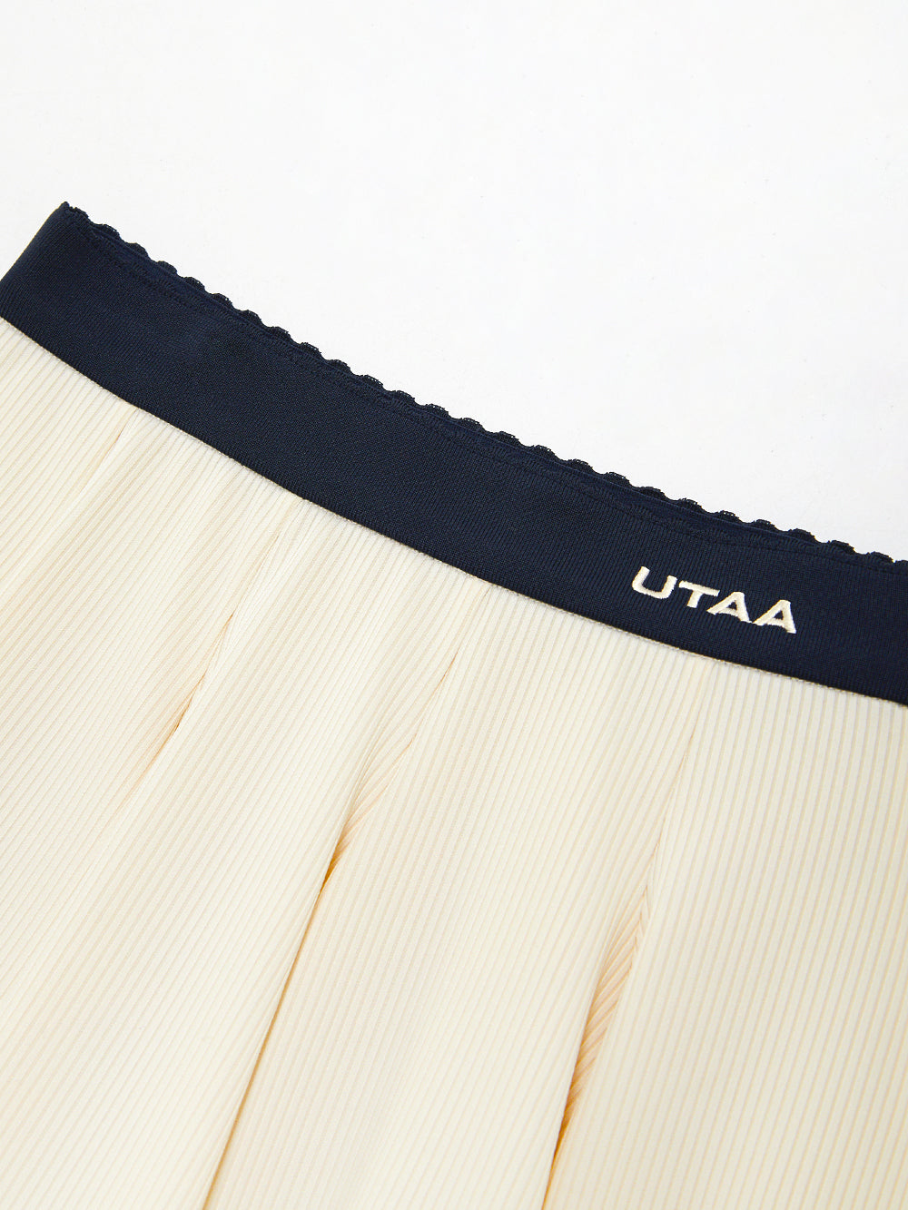 ユタ カシャカラーブロックフレアスカート