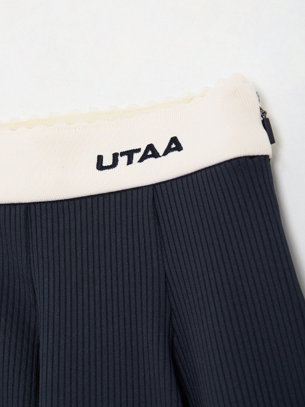 ユタ カシャカラーブロックフレアスカート