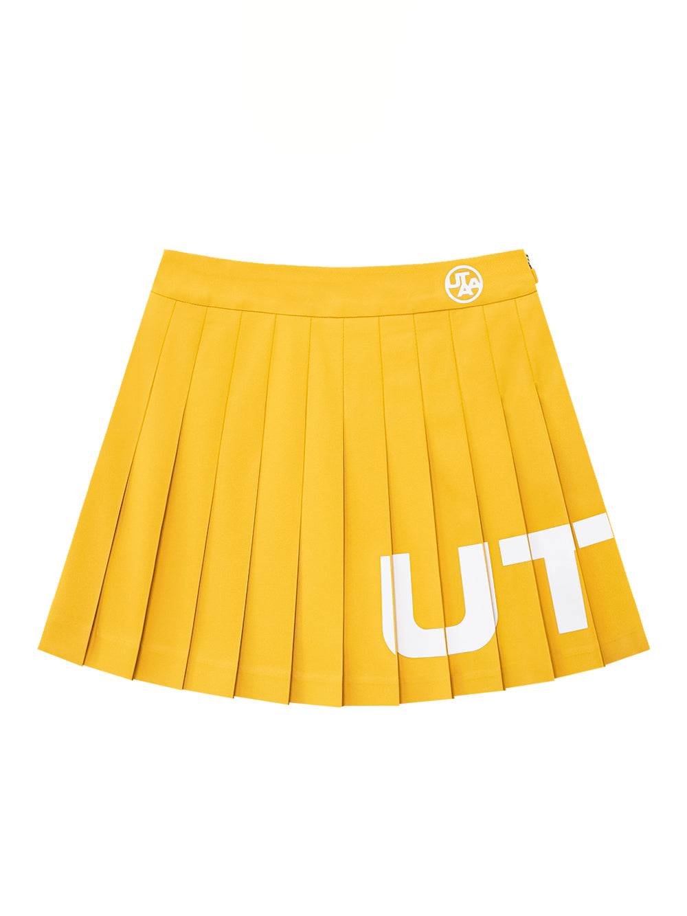 ユタ チェリッシュボールドロゴプリーツスカート