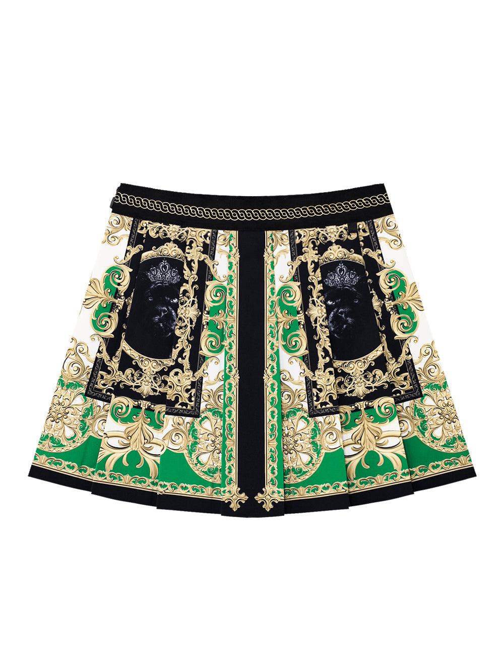 ユタ ゴールデンバロックショートプリーツスカート