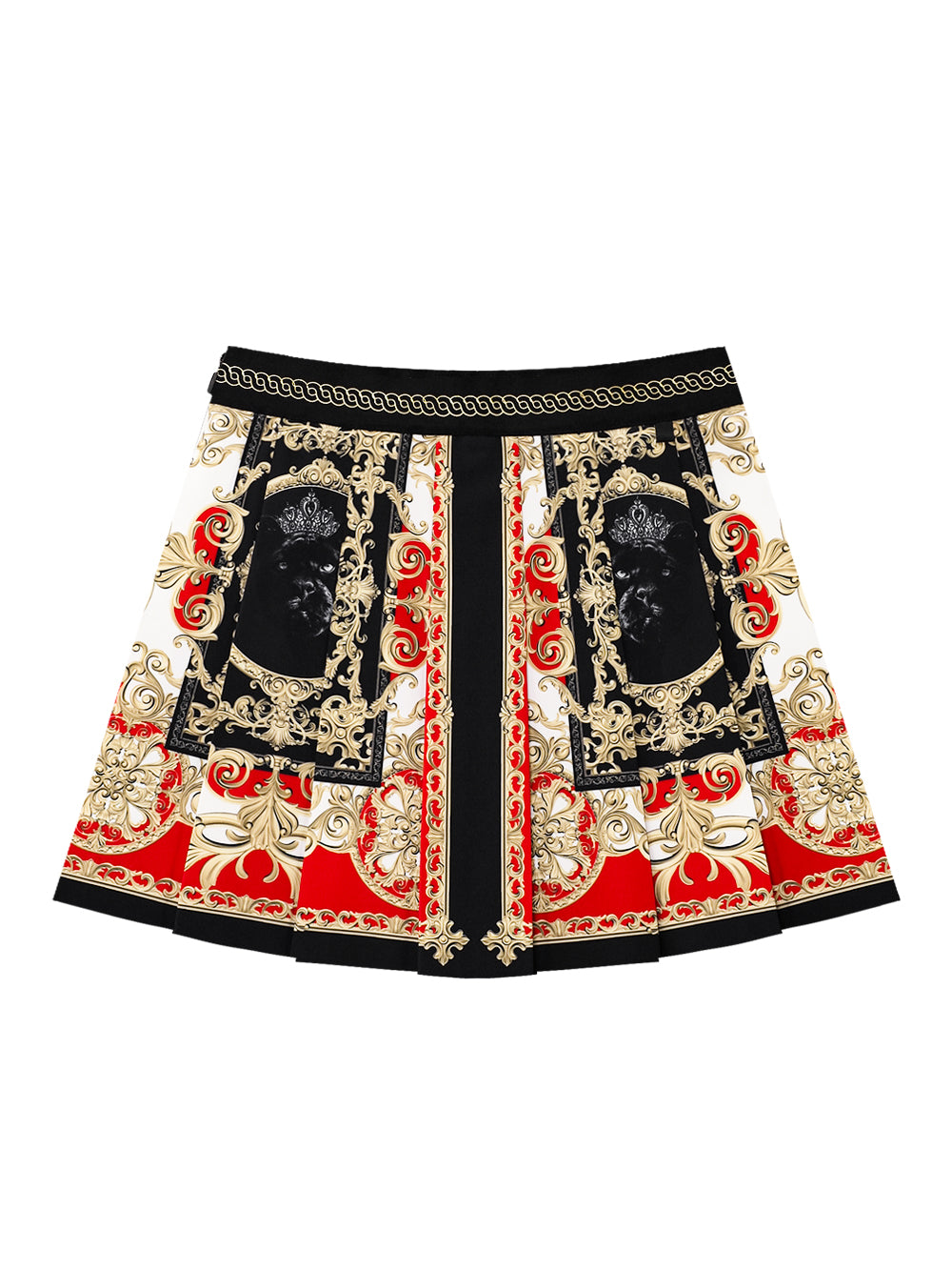 ユタ ゴールデンバロックショートプリーツスカート