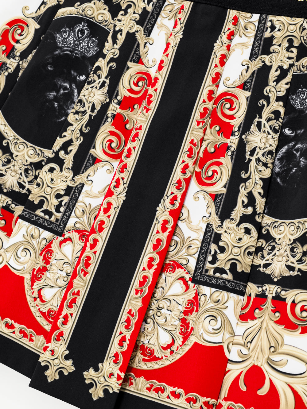 ユタ ゴールデンバロックショートプリーツスカート