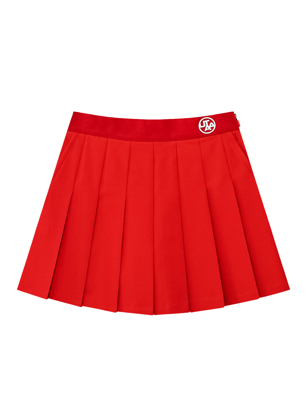 UTAA チャンピオンプリーツスカート レッド : Women's