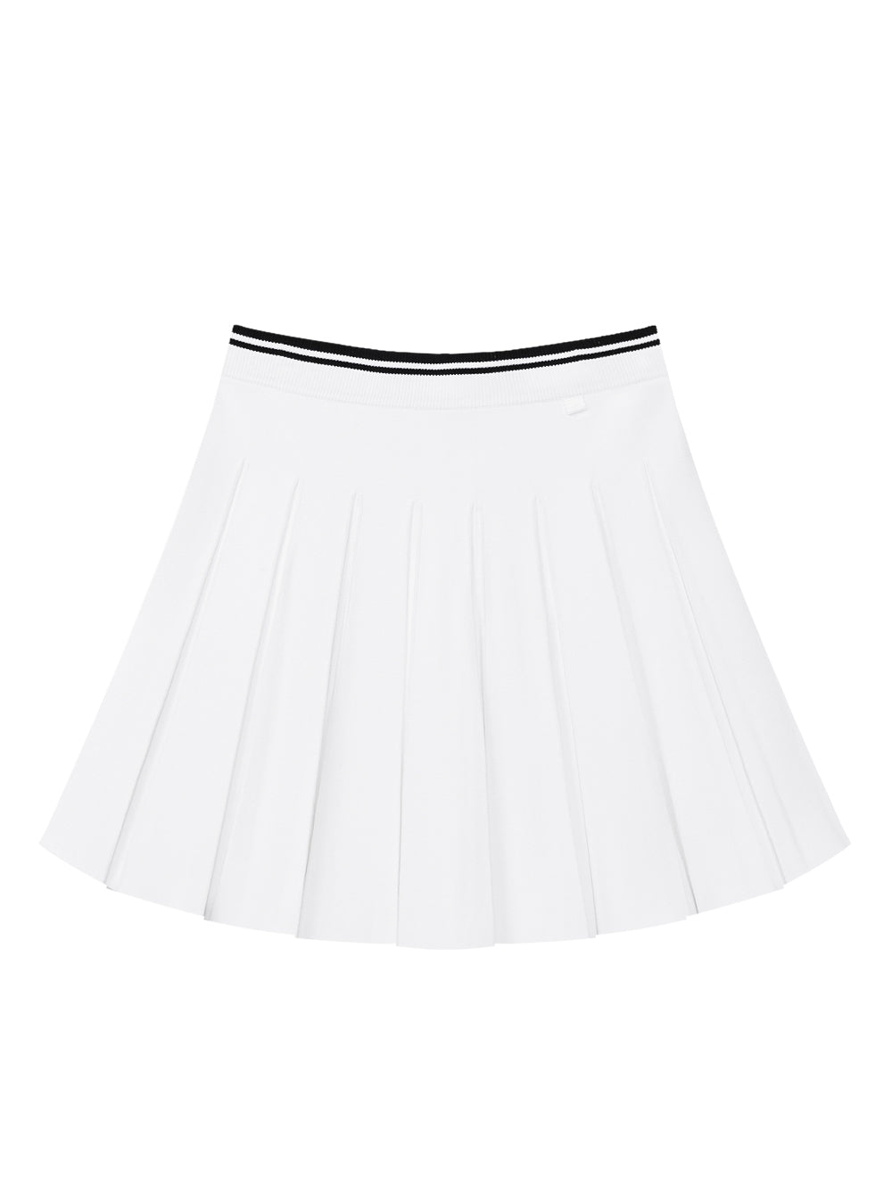 UTAA Aquaticラインニットプリーツスカート ホワイト : Women's