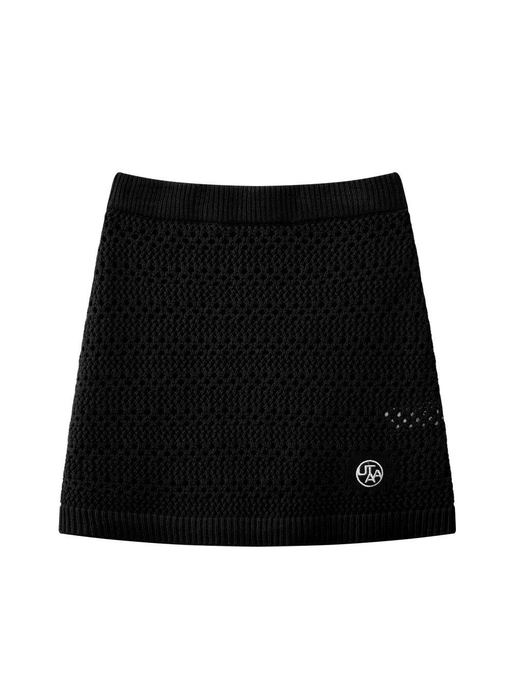 UTAA クロシェパンチングMotifニットH-Lineスカート : Women's