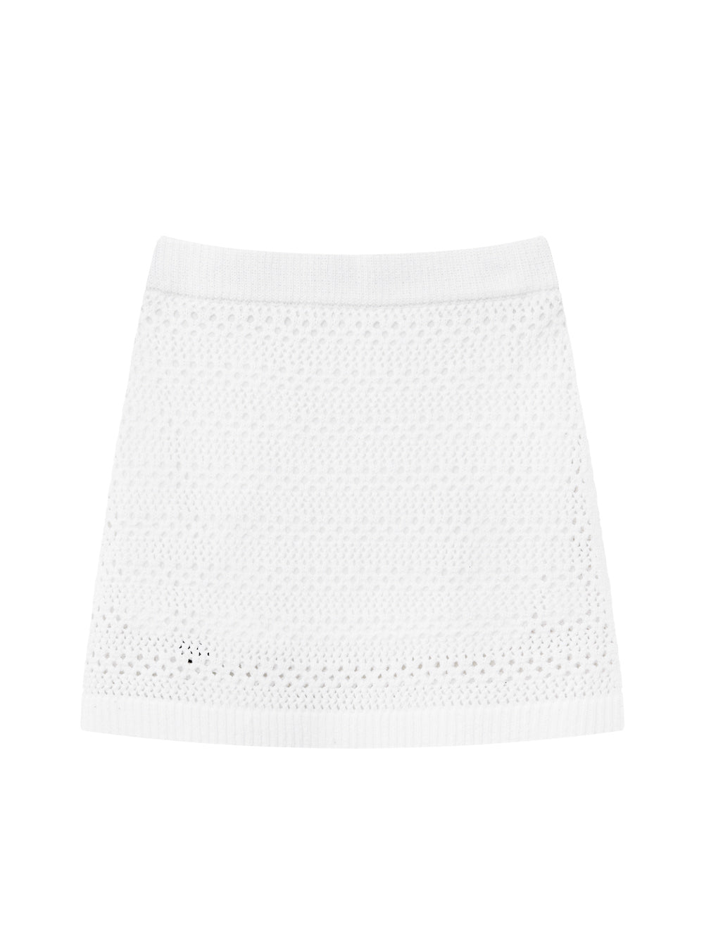 UTAA クロシェパンチングMotifニットH-Lineスカート : Women's