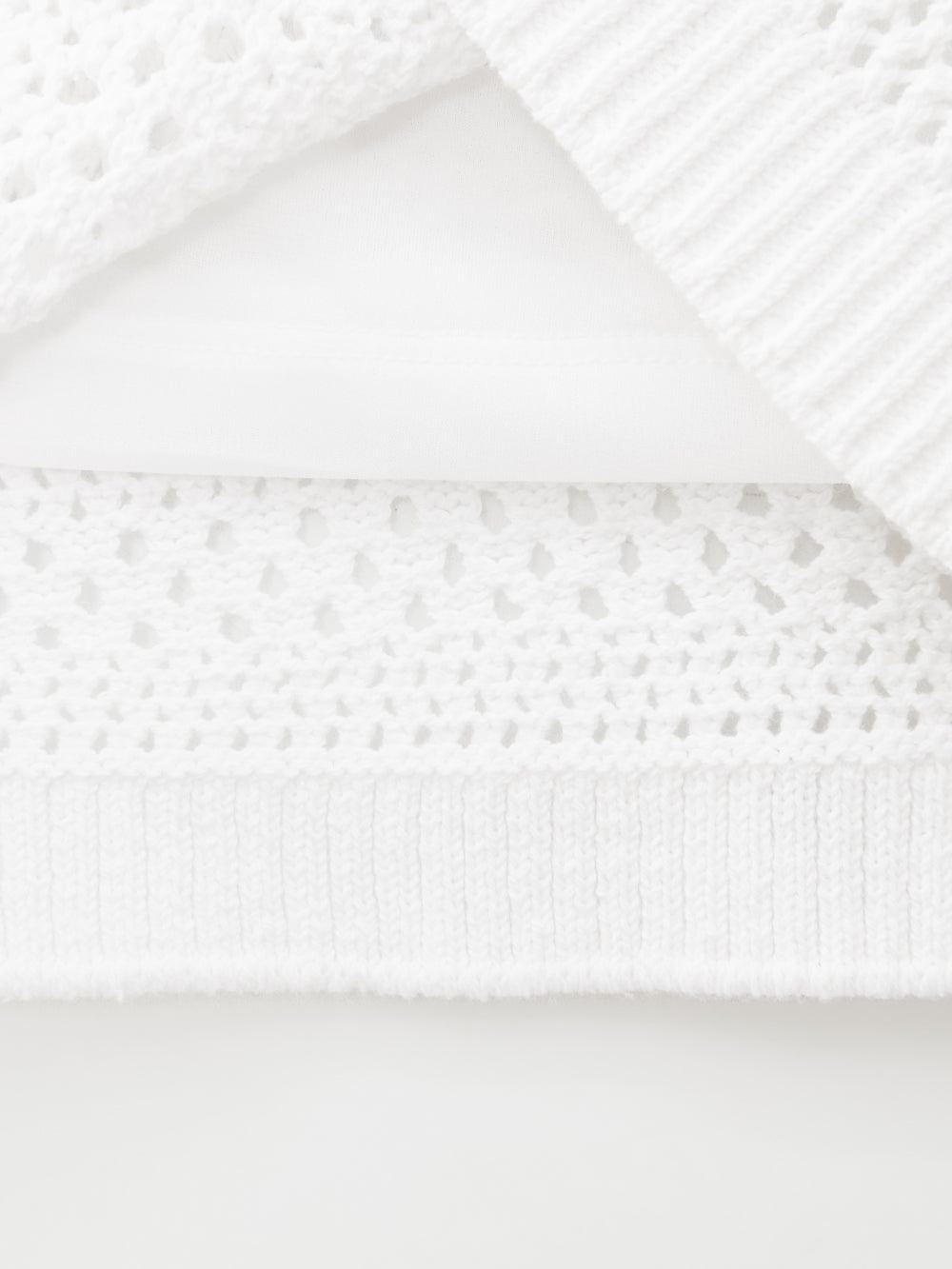 UTAA クロシェパンチングMotifニットH-Lineスカート : Women's