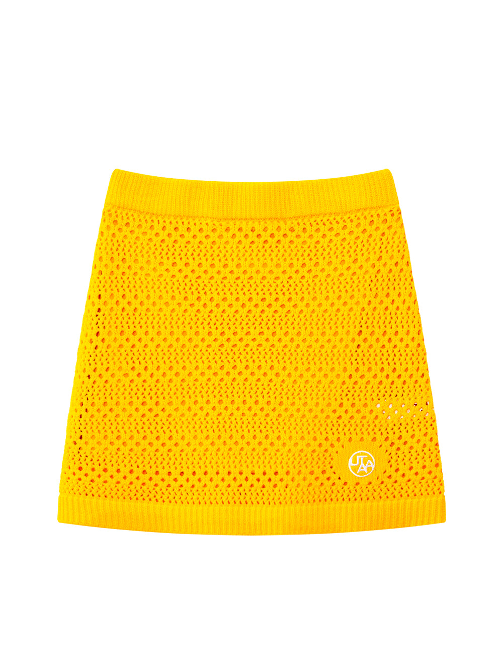 UTAA クロシェパンチングMotifニットH-Lineスカート : Women's