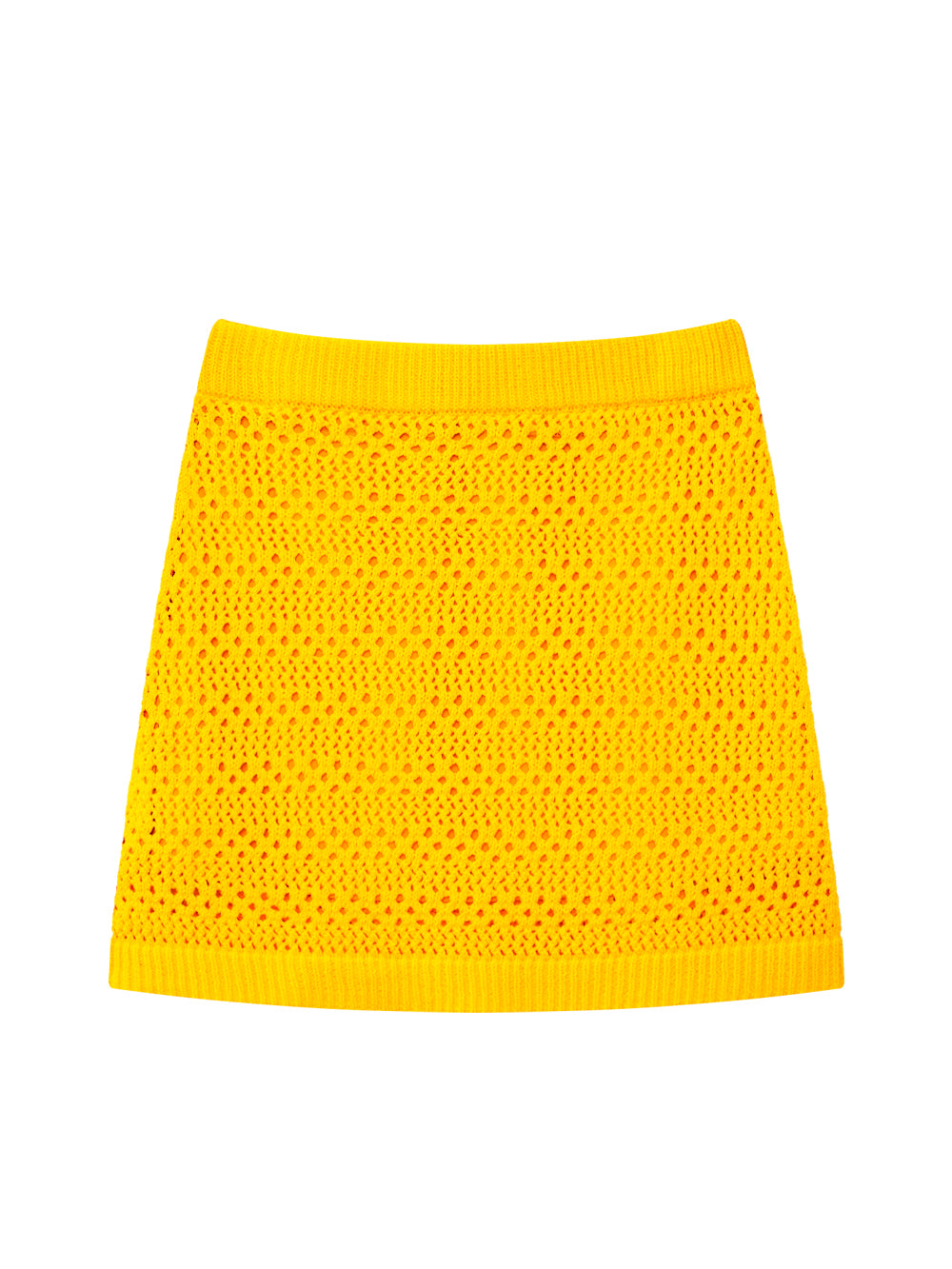 UTAA クロシェパンチングMotifニットH-Lineスカート : Women's
