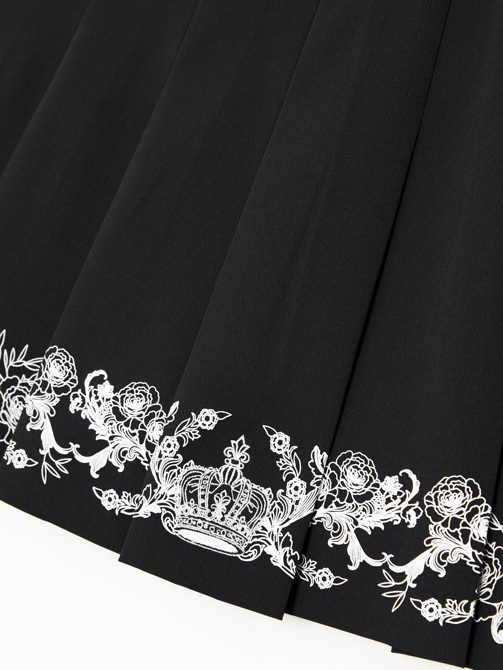 ユタ チャプレット グラフィック プリーツスカート