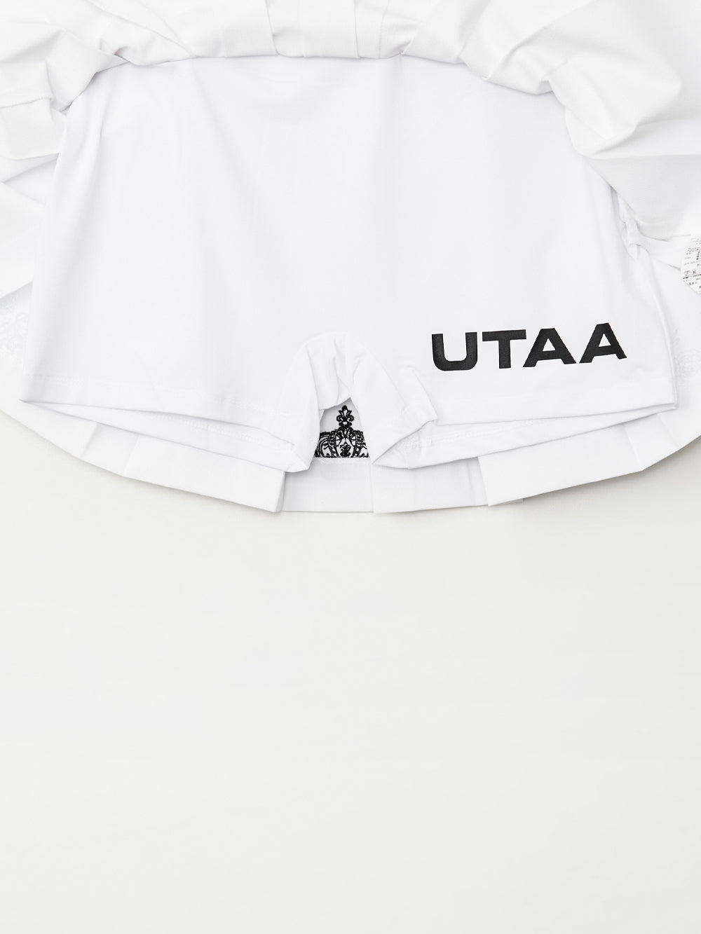 ユタ チャプレット グラフィック プリーツスカート