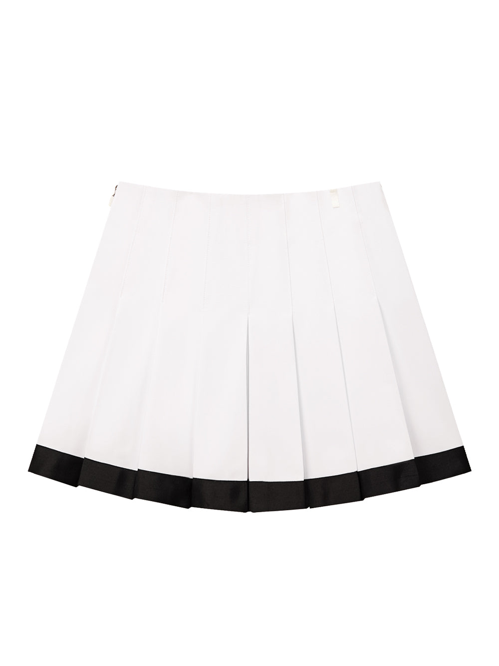 UTAA FullMoonリングパンサーモノプリーツスカート ホワイト : Women's