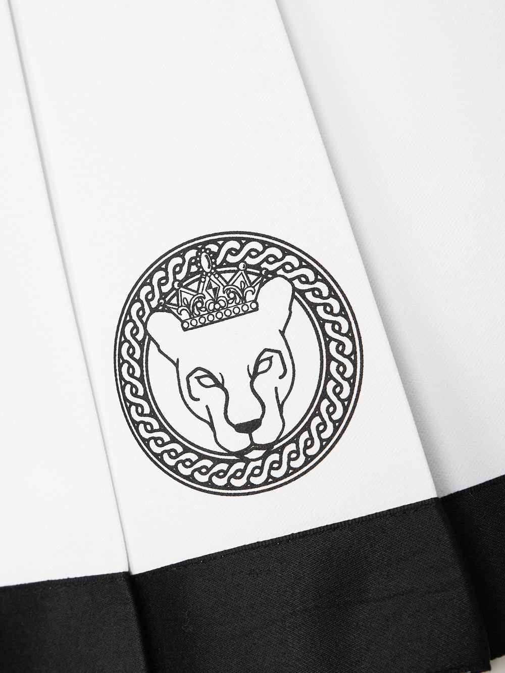 ユタ フルムーンリング パンサーモノプリーツスカート