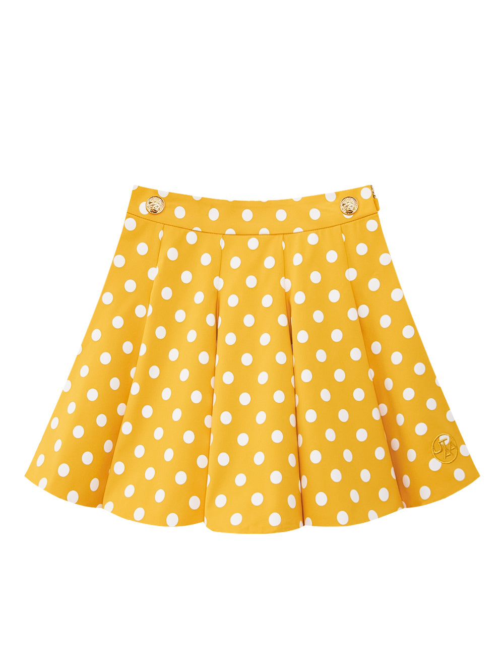 UTAA ドルチェクラシックドットフレアスカート イエロー : Women's