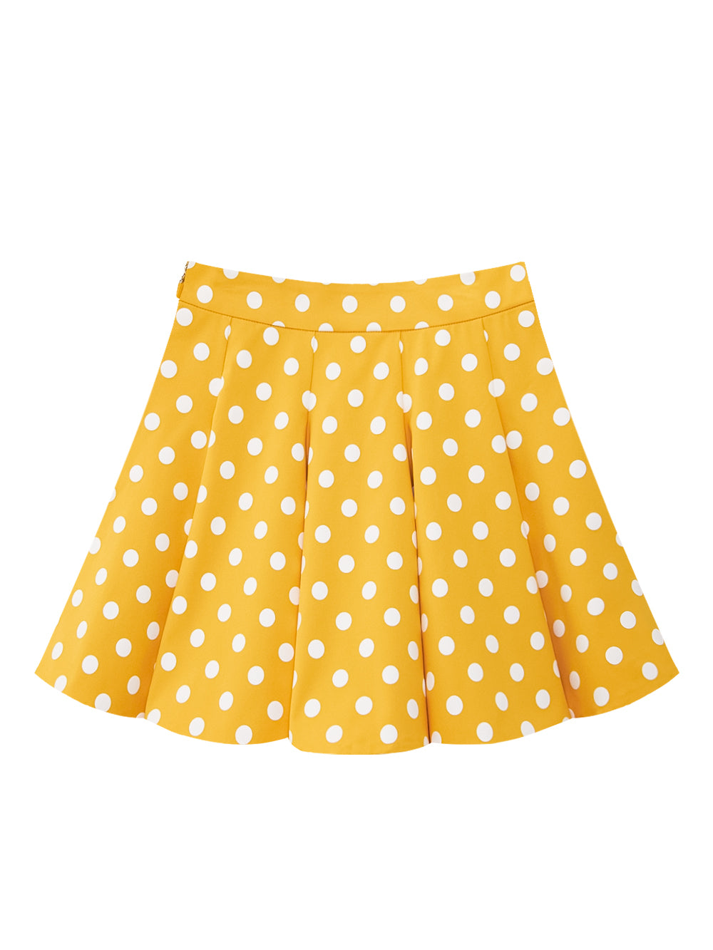 UTAA ドルチェクラシックドットフレアスカート イエロー : Women's