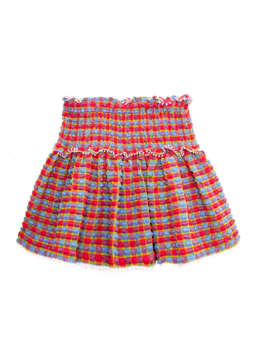UTAA Fiestaドットレースチェックスカート : Women's