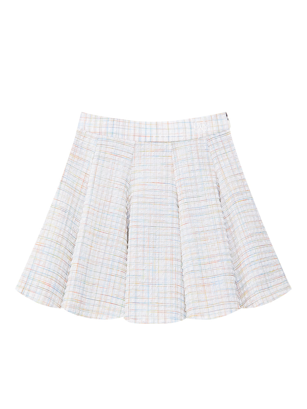 パラダイスエンボスチェックフレアスカート