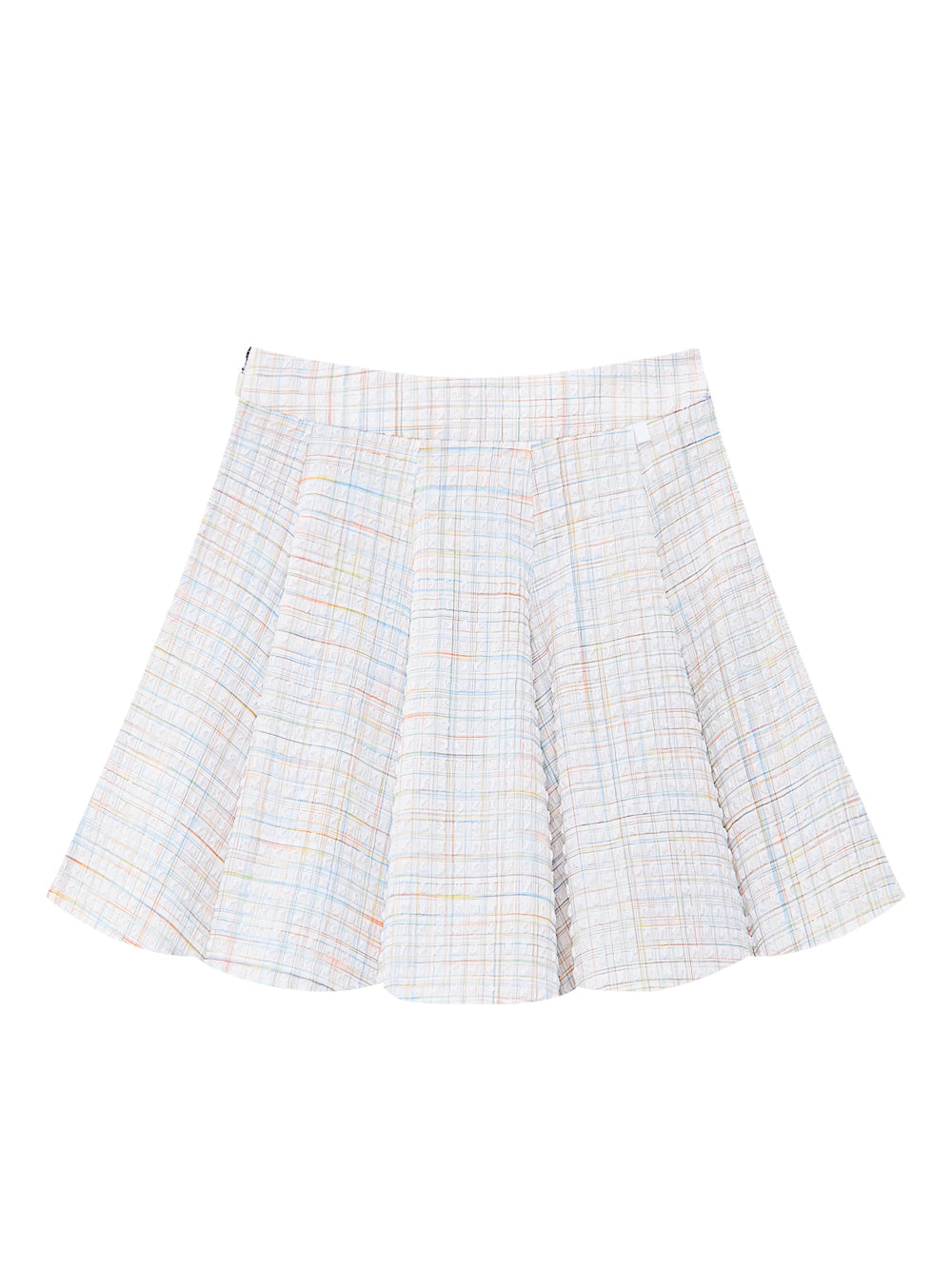 パラダイスエンボスチェックフレアスカート