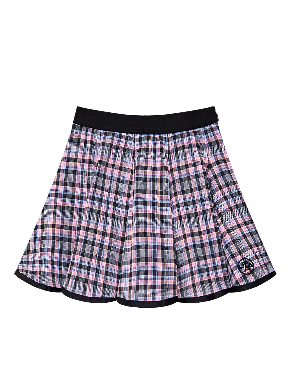 ブランチェックシアフレアスカート