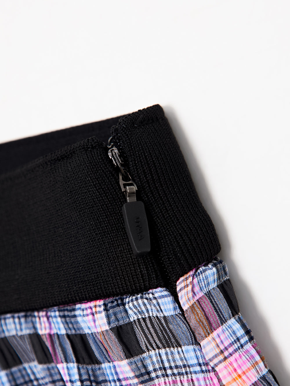 ブランチェックシアフレアスカート