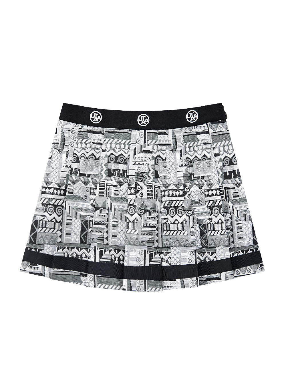 ユタ ブラックフロストシルベリシープリーツスカート