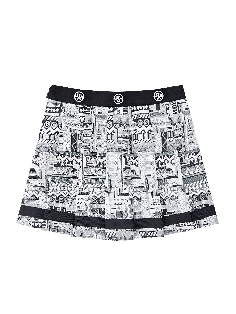 ユタ ブラックフロストシルベリシープリーツスカート