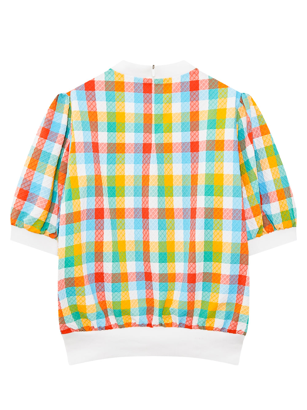 UTAA カーニバルカラーチェックタートルネックシャツ : Women's