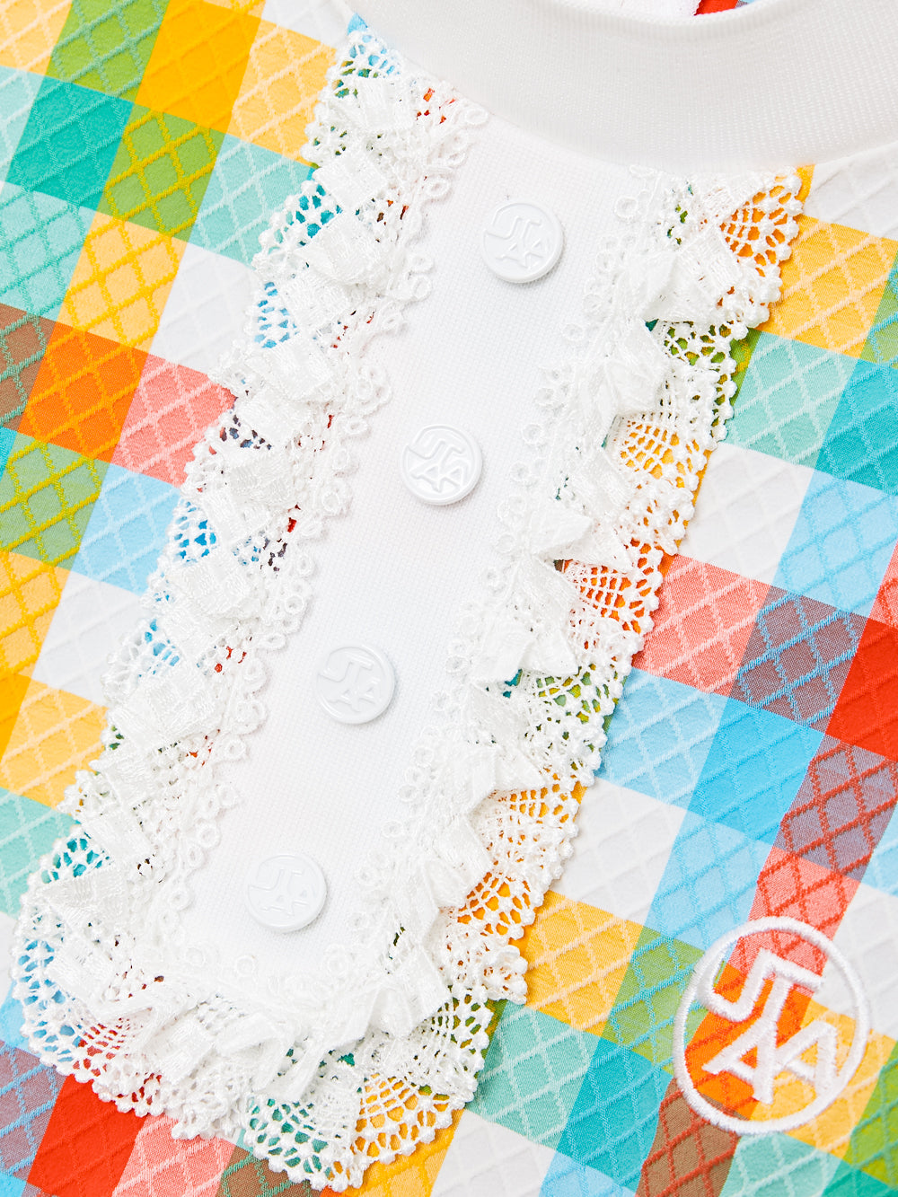 UTAA カーニバルカラーチェックタートルネックシャツ : Women's