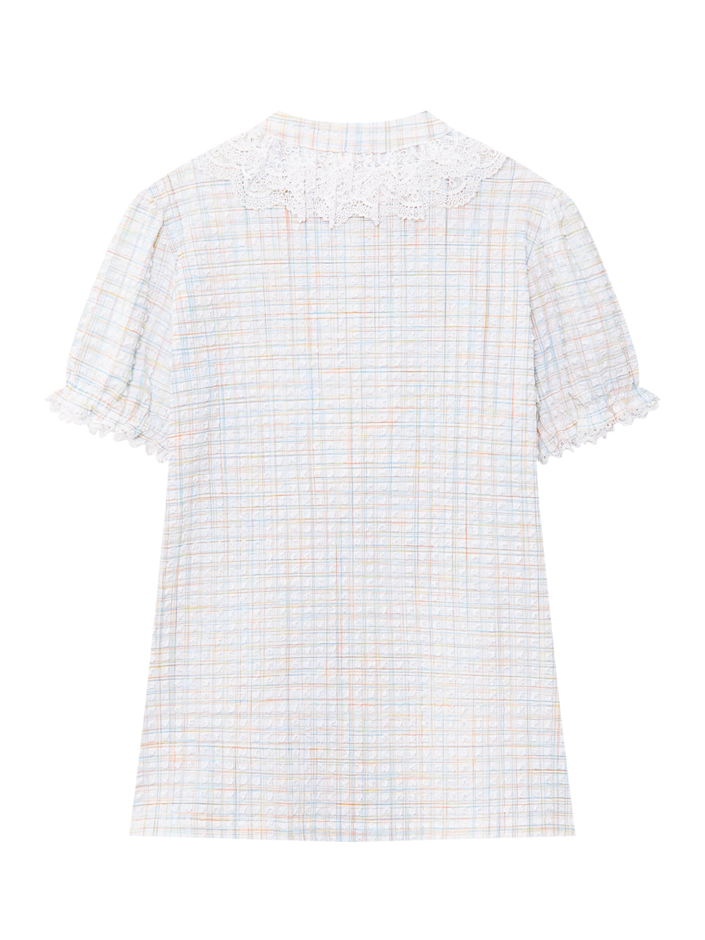 パラダイスエンボスチェックTシャツ