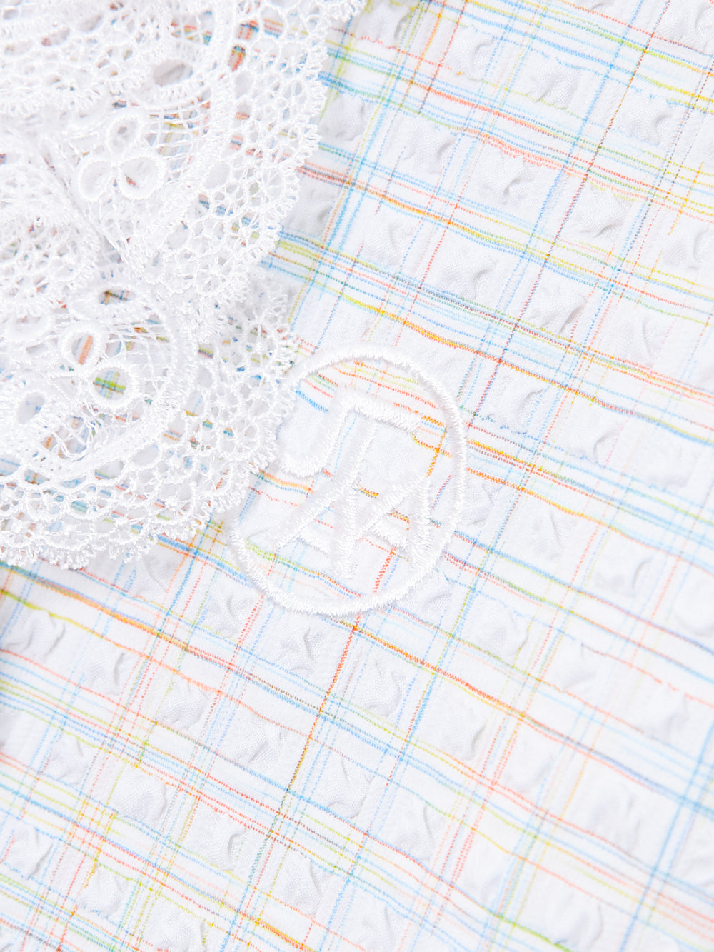 パラダイスエンボスチェックTシャツ