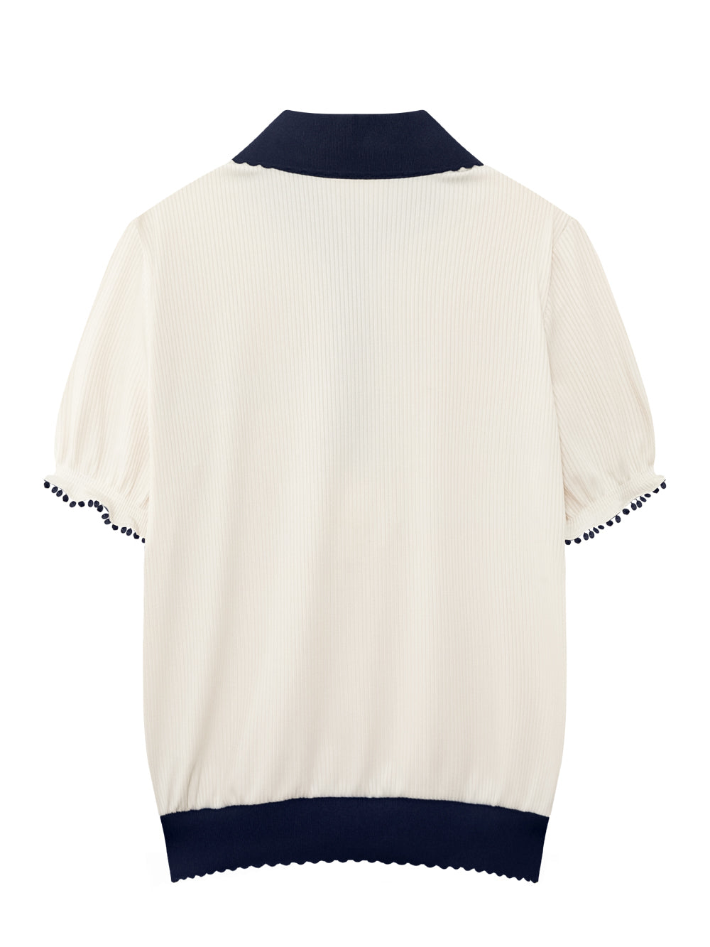 ユタ カシャカラードロップレースPKシャツ