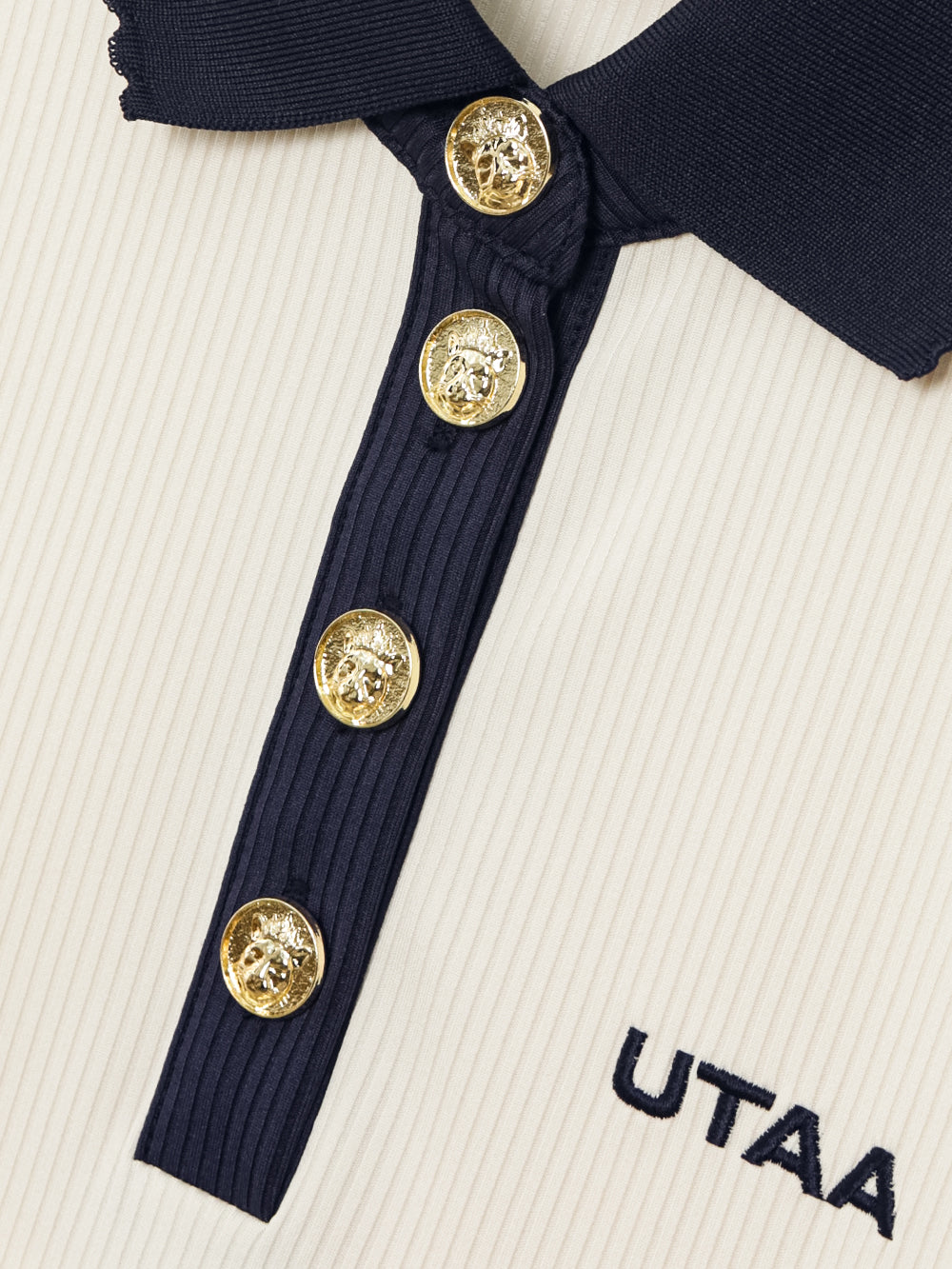 ユタ カシャカラードロップレースPKシャツ