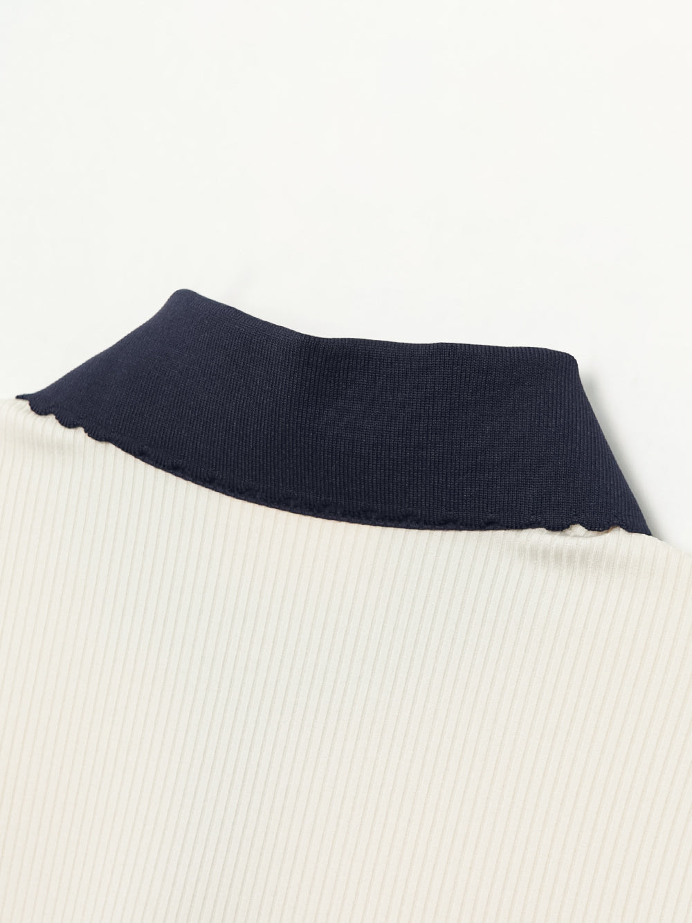 UTAA KashaカラーDropレースPKシャツ アイボリー : Women's