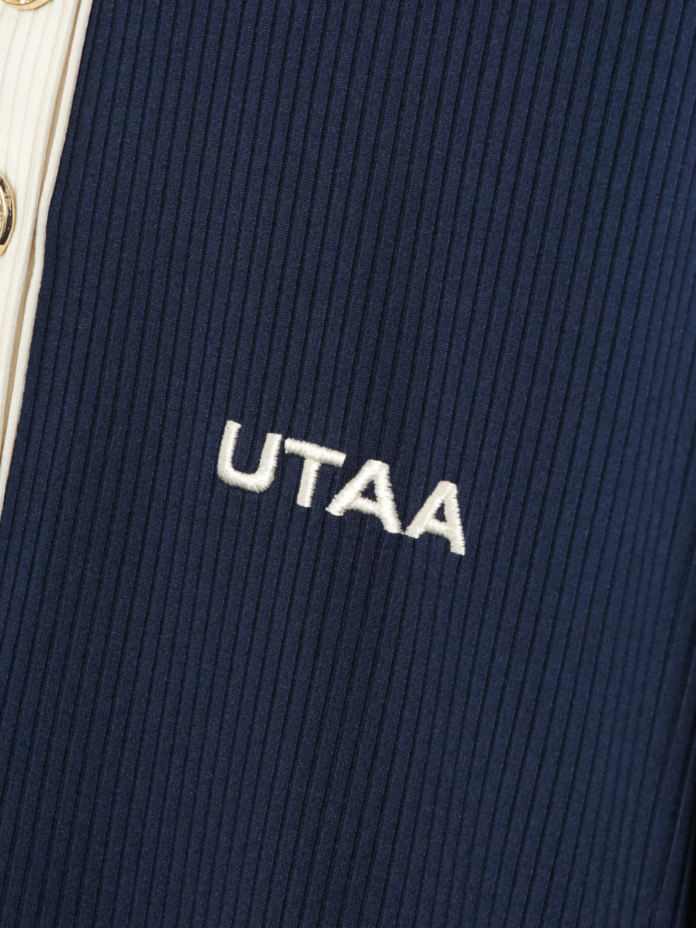 UTAA KashaカラーDropレースPKシャツ ネイビー : Women's