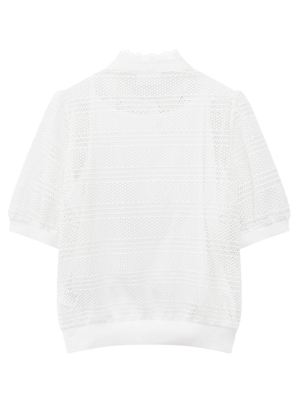 UTAA クロシェパンチングレースGemstoneシャツ : Women's