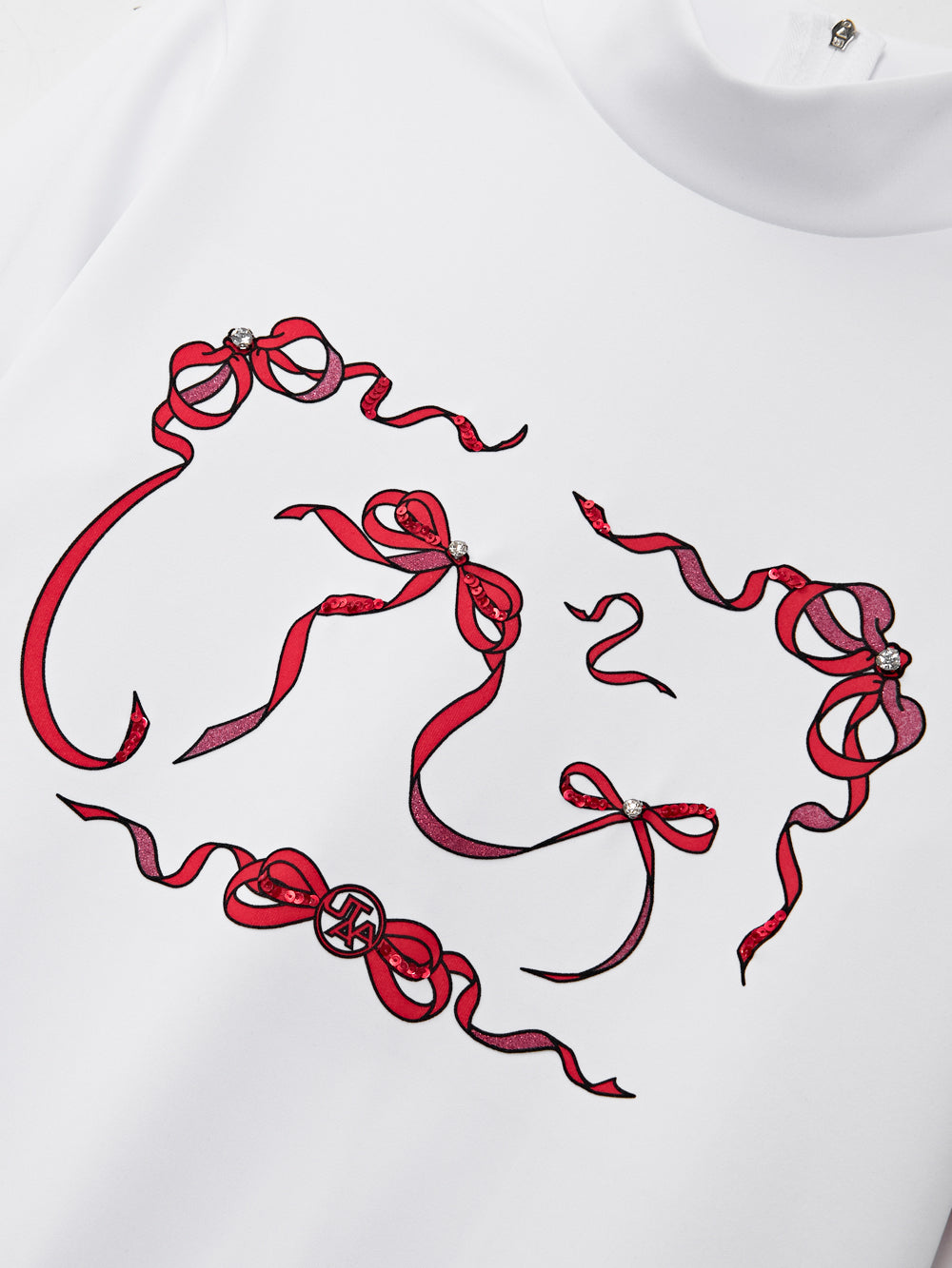 UTAA タイドリボンパンサーネオンタートルネックTee ホワイト : Women's