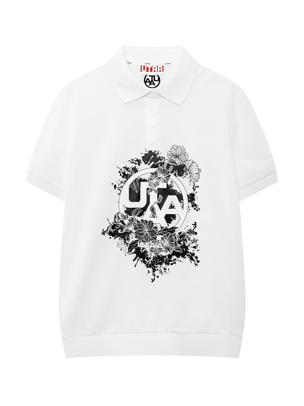 UTAA PanoramaモノGraphicPKTシャツ ホワイト : Women's