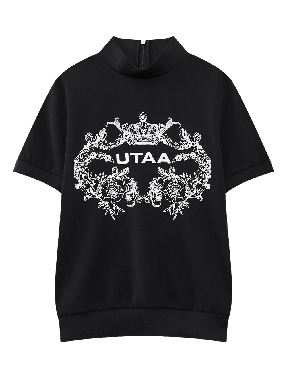 ユタ チャプレット グラフィック タートルネック T シャツ:女性用