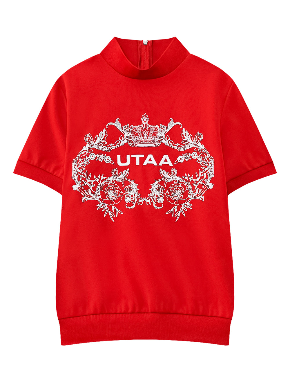 ユタ チャプレット グラフィック タートルネック T シャツ:女性用