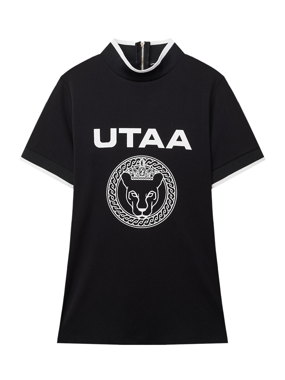 ユタ ハーフムーン リング パンサー タートルネック T シャツ :女性用