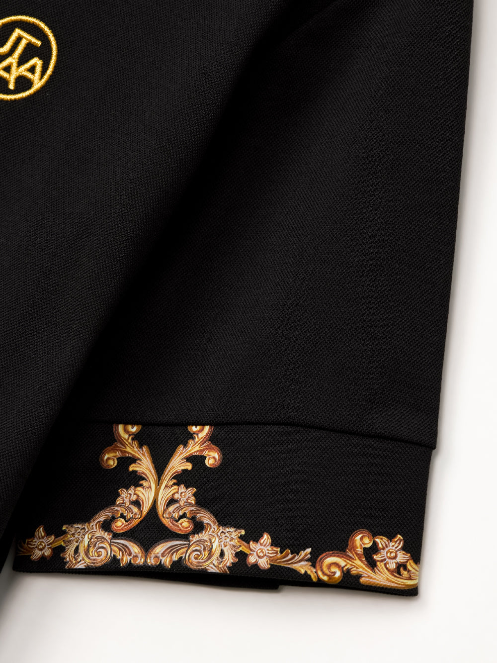 ユタ ゴールドチェーンバロックPKシャツ:女性用