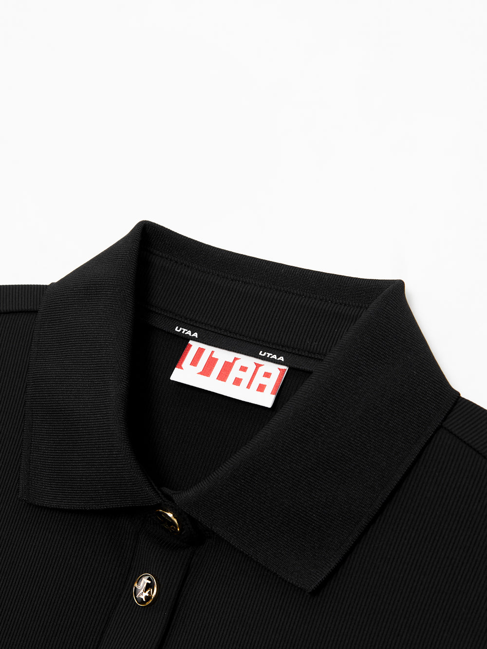 UTAA ゴールドDialLetteringPKTシャツ : men's