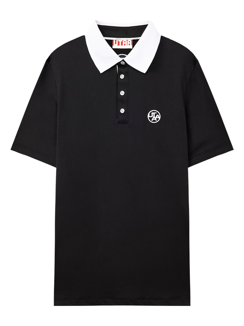 UTAA シルバースタンプカラーラインPKTシャツ : men's