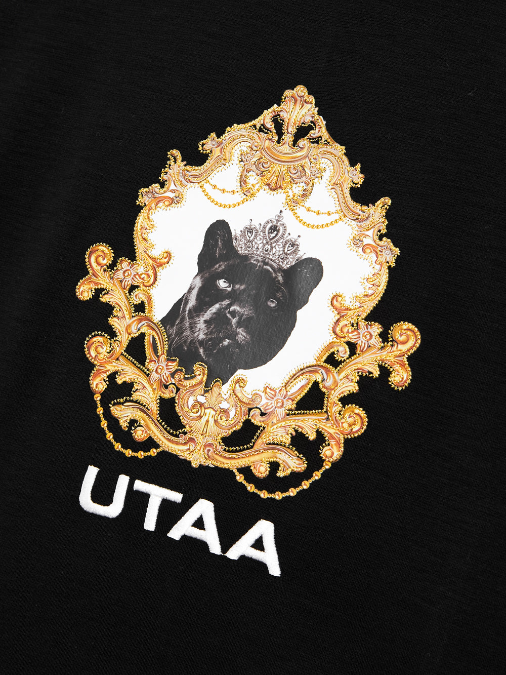 UTAA クラウンパンサーKingdomクラシックニット ブラック : Men's