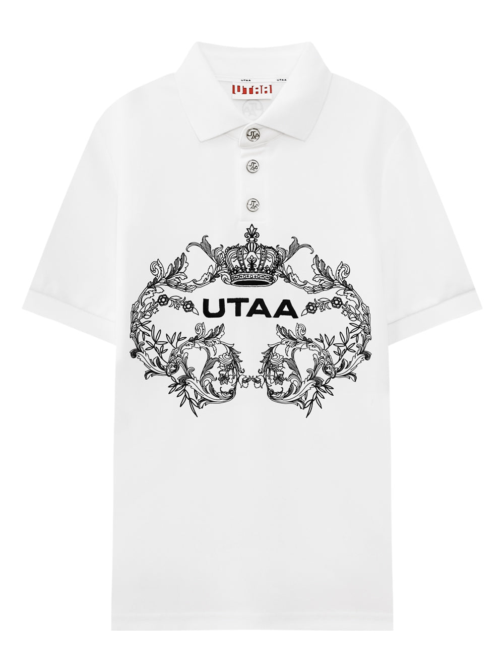 UTAA ChapletGraphicPKTシャツ ホワイト : Men's