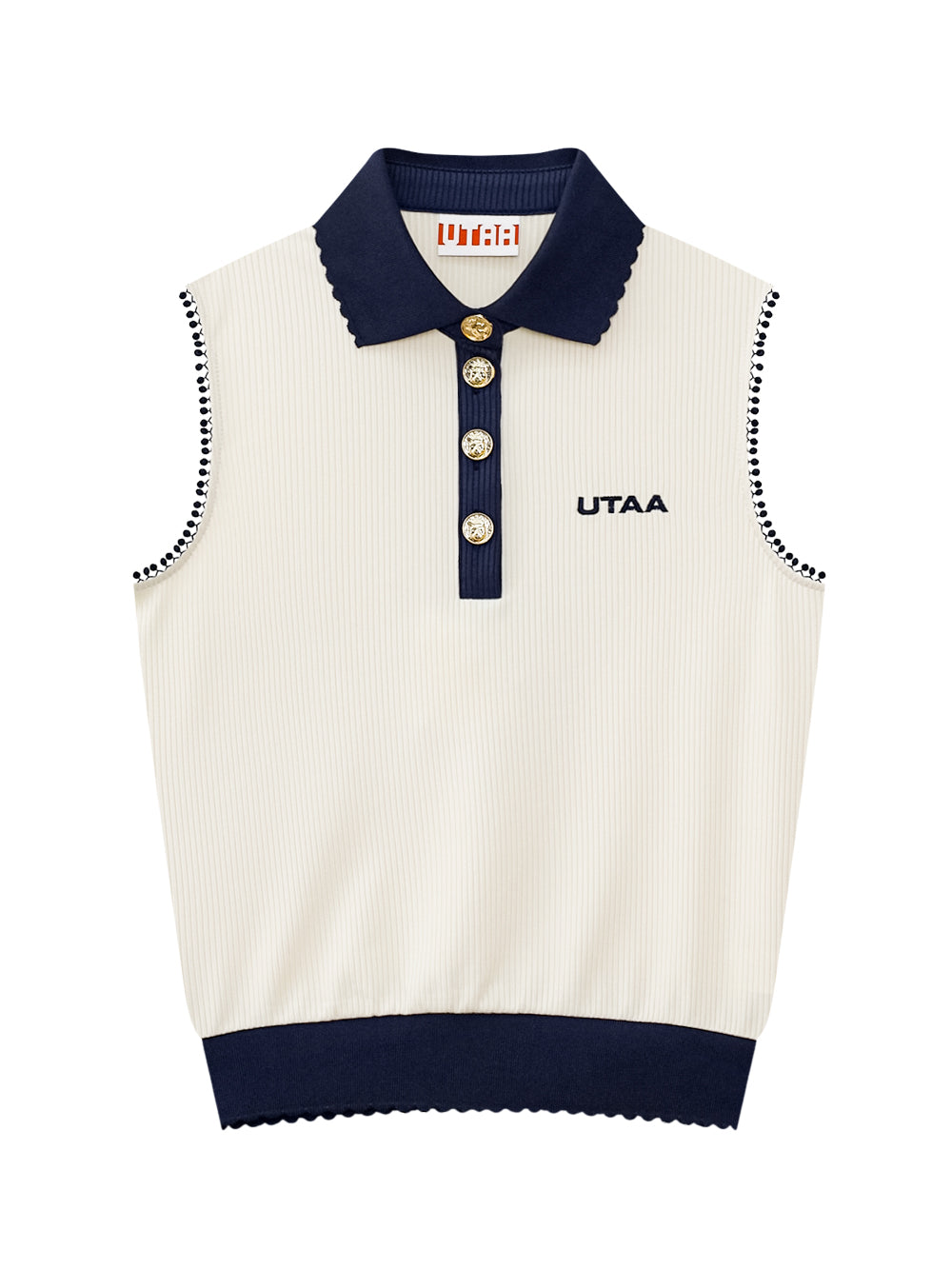 UTAA KashaカラーDropレースPKスリーブレス : Women's