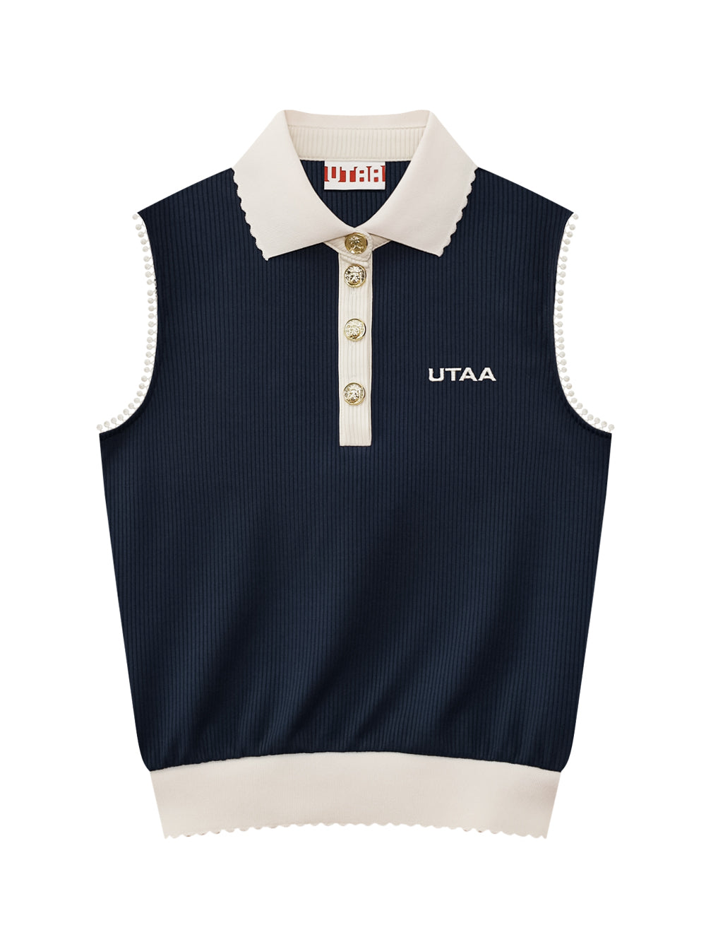 UTAA KashaカラーDropレースPKスリーブレス : Women's