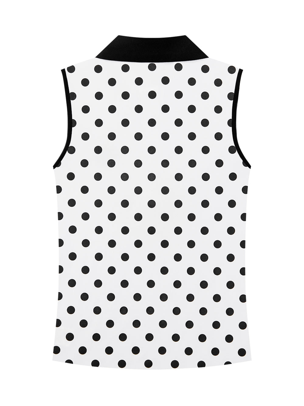 UTAA ドルチェクラシックドットPKスリーブレス ホワイト : Women's