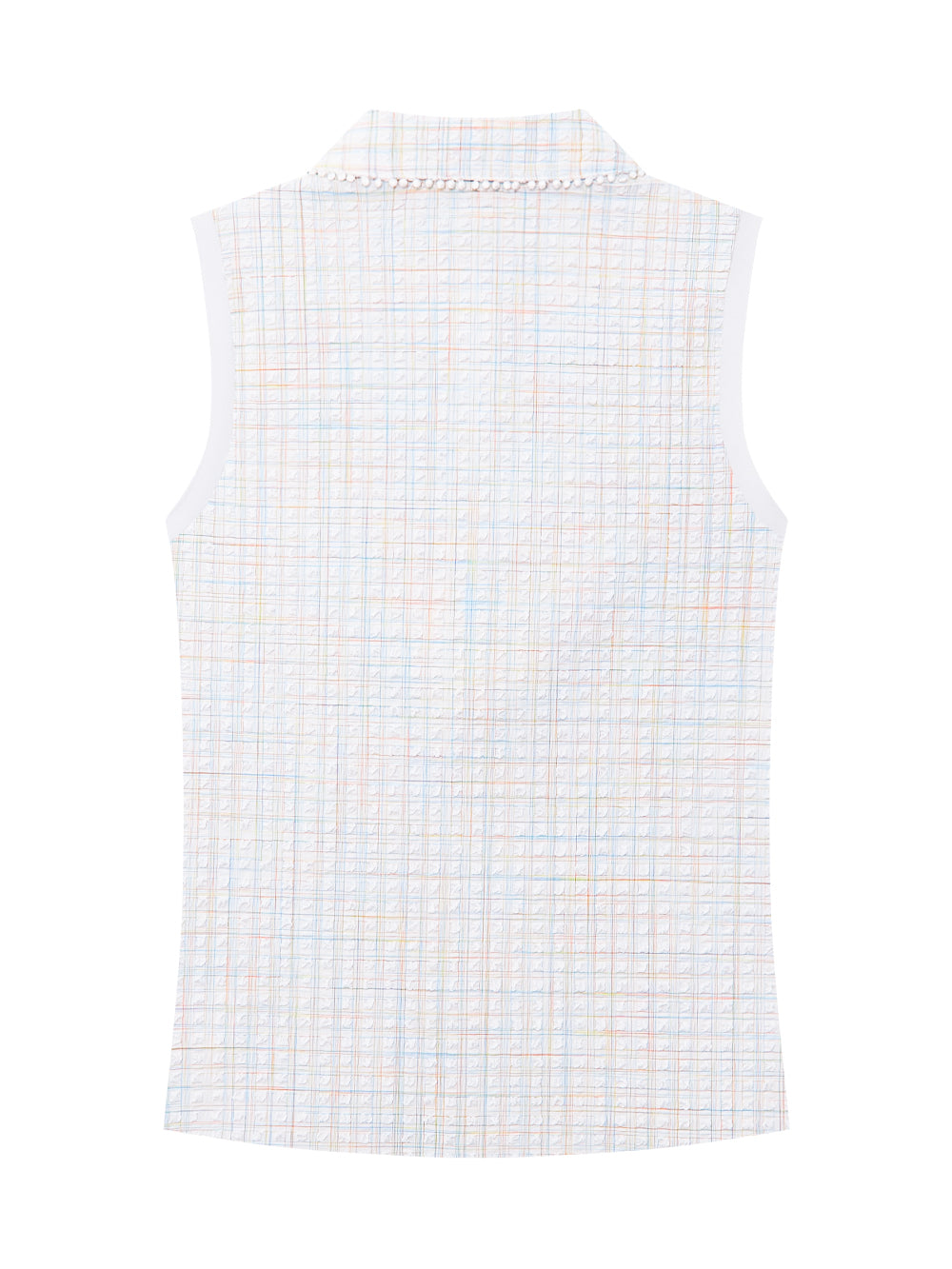 UTAA ParadiseEmbossingチェックPKスリーブレス : Women's